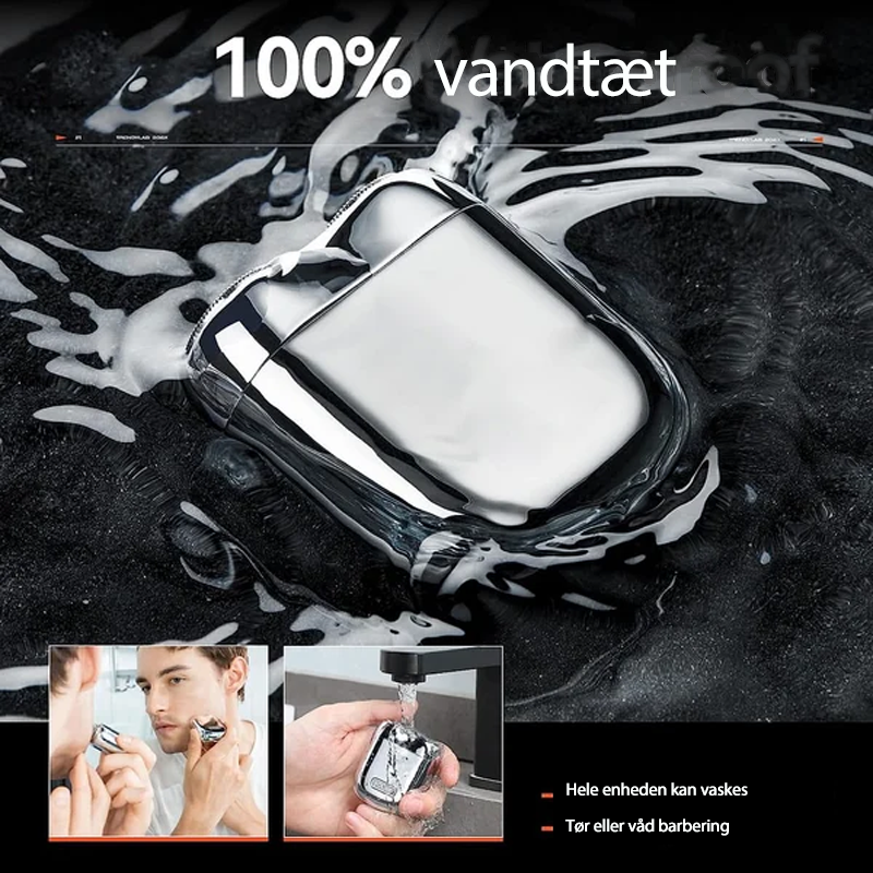 TurboShave - Wiederaufladbarer  wasserdichter kompakter Elektrorasierer | 50% RABATT