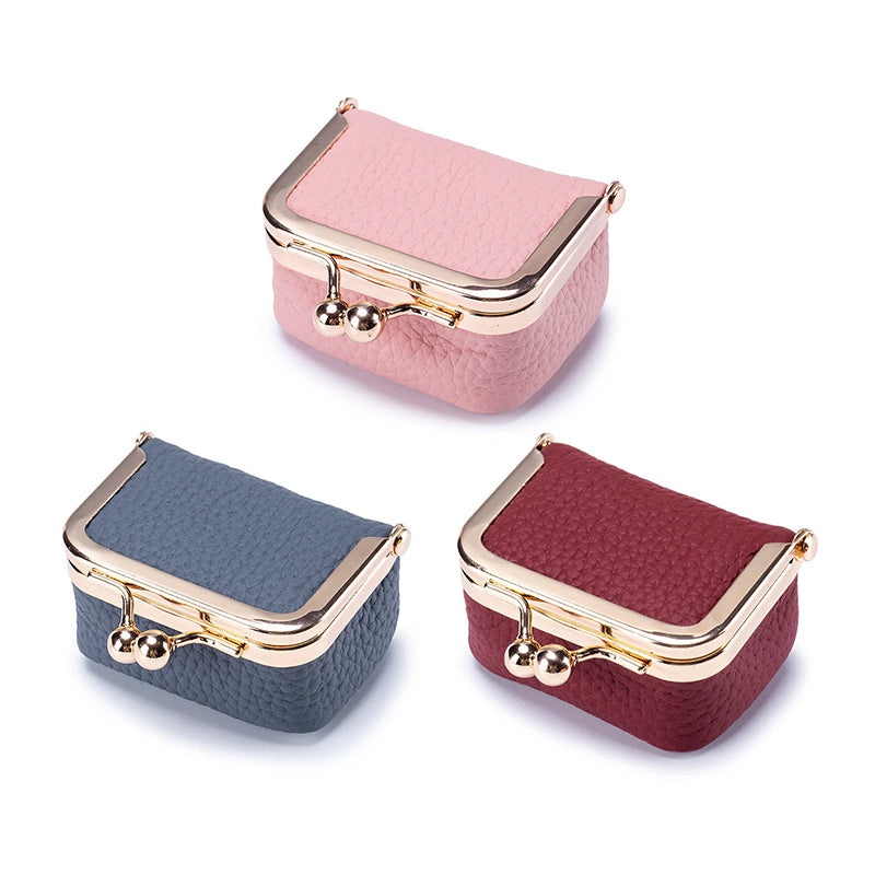 LuxJewels - Mini-Schmuckkästchen aus echtem Leder