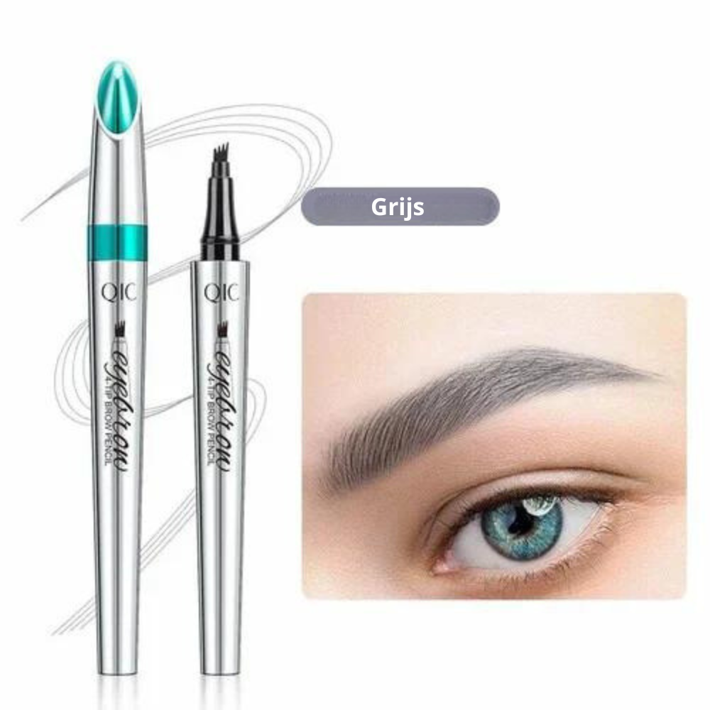 Wasserfester 3D Microblading-Augenbrauenstift mit 4-Gabel-Spitzen