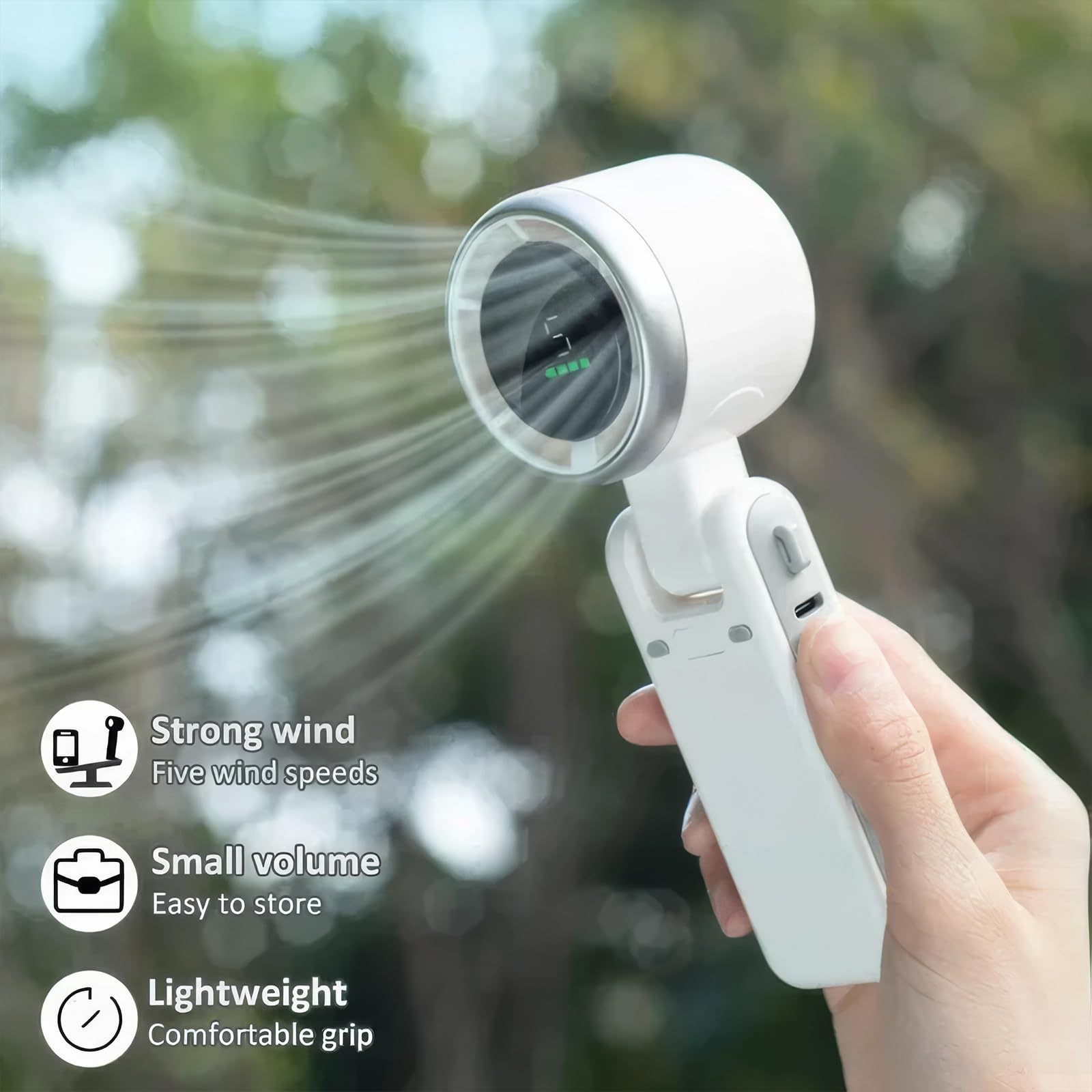 BreezeFlex – Faltbarer 180° Turbo-Ventilator | 1+1 GRATIS