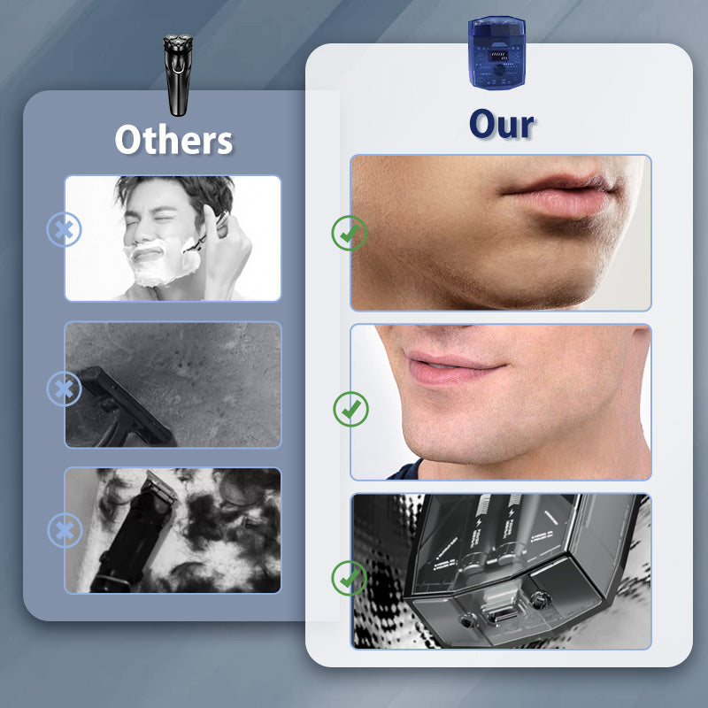 ClearTrim™ Transparenter Mini-Elektrorasierer
