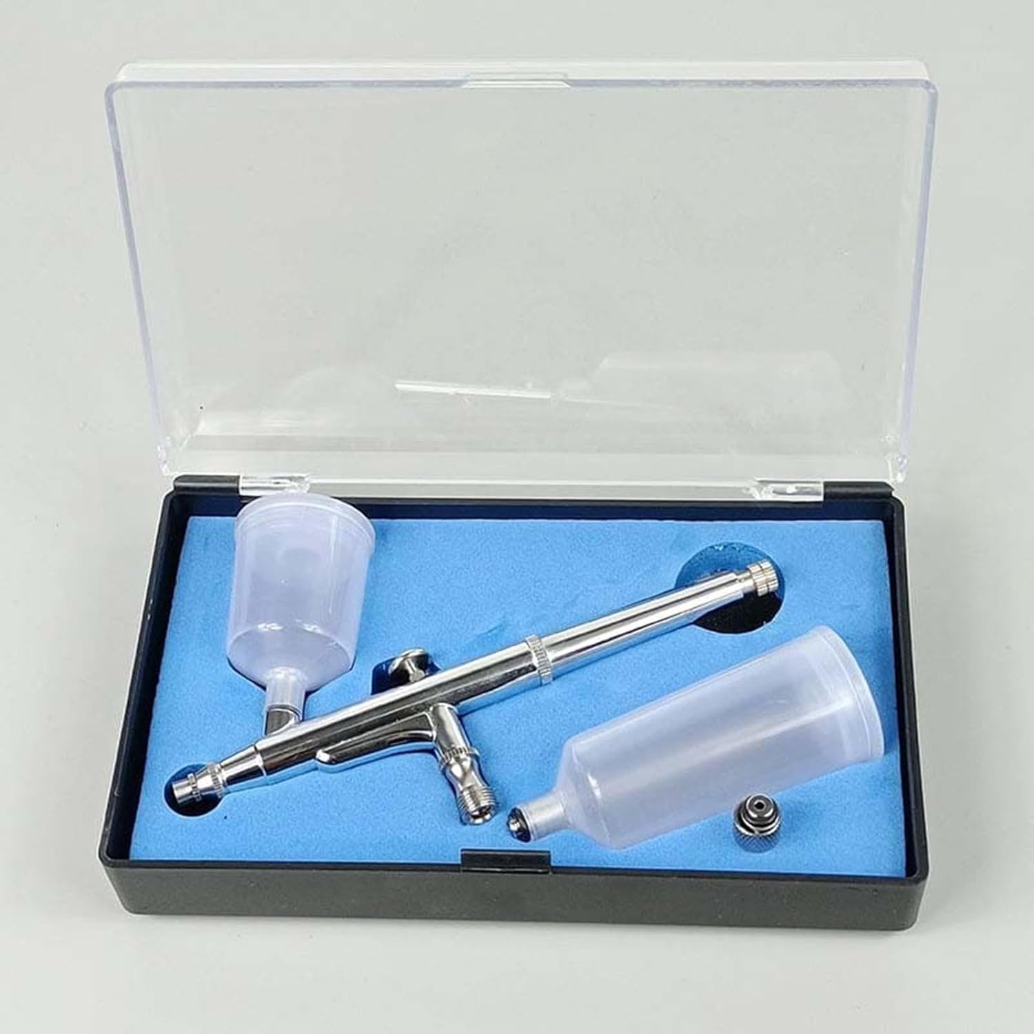Dual-Action Airbrush-Set mit großer Farbbecherkapazität – Spritzpistole für Malerei & Kunst