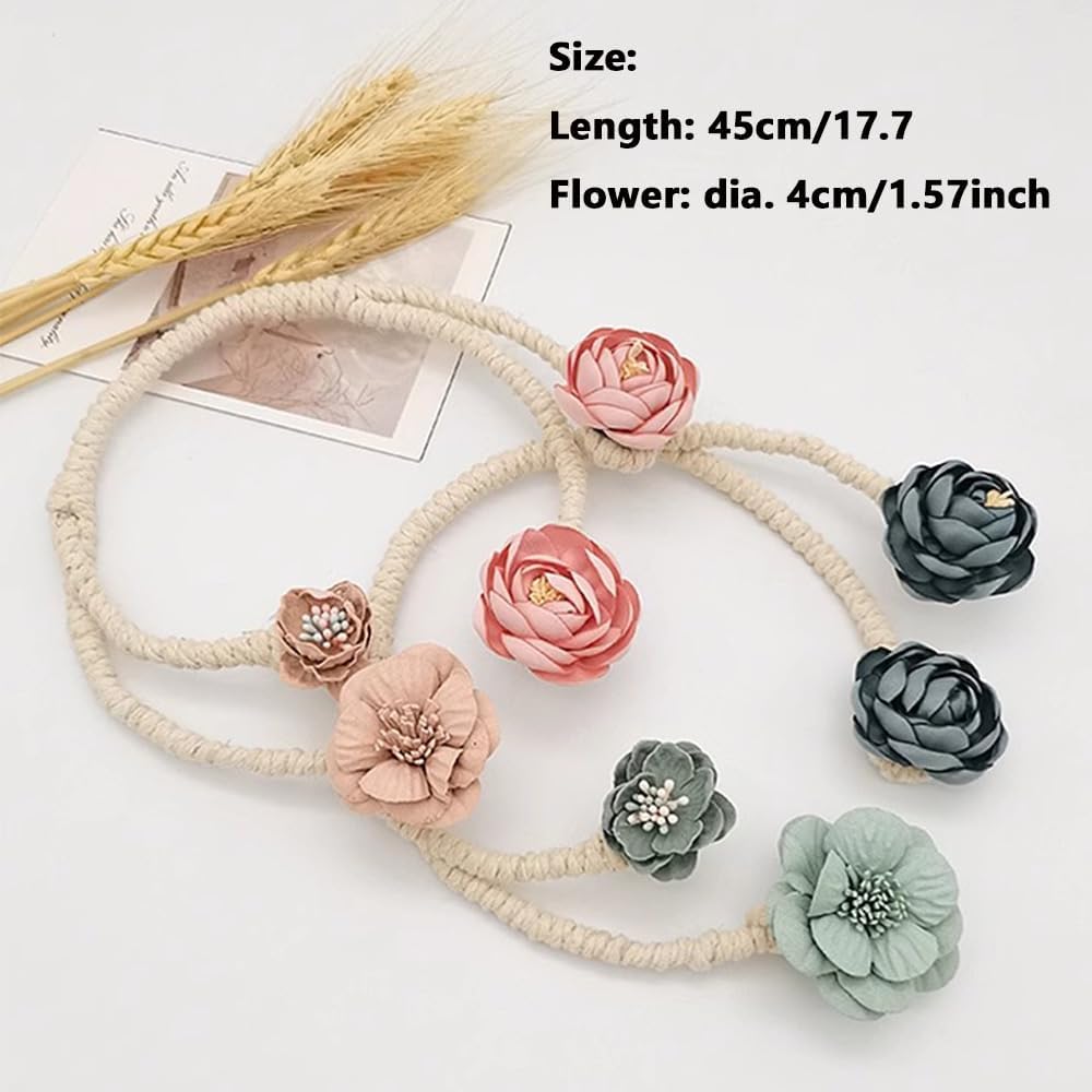 Primst 2er Pack flexible Blumenvorhang Raffhalter