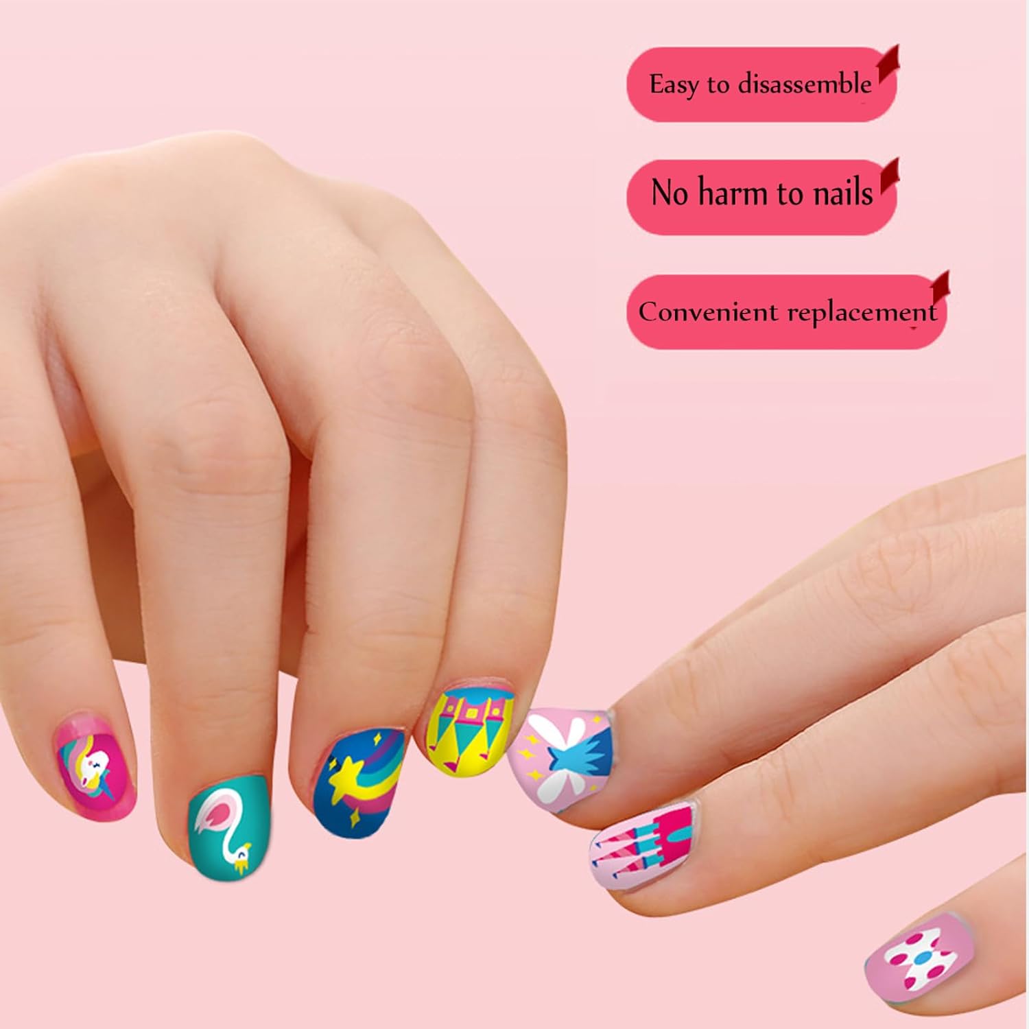 FunNails - 520 Stücke Nagelaufkleber für Kinder | 50% RABATT