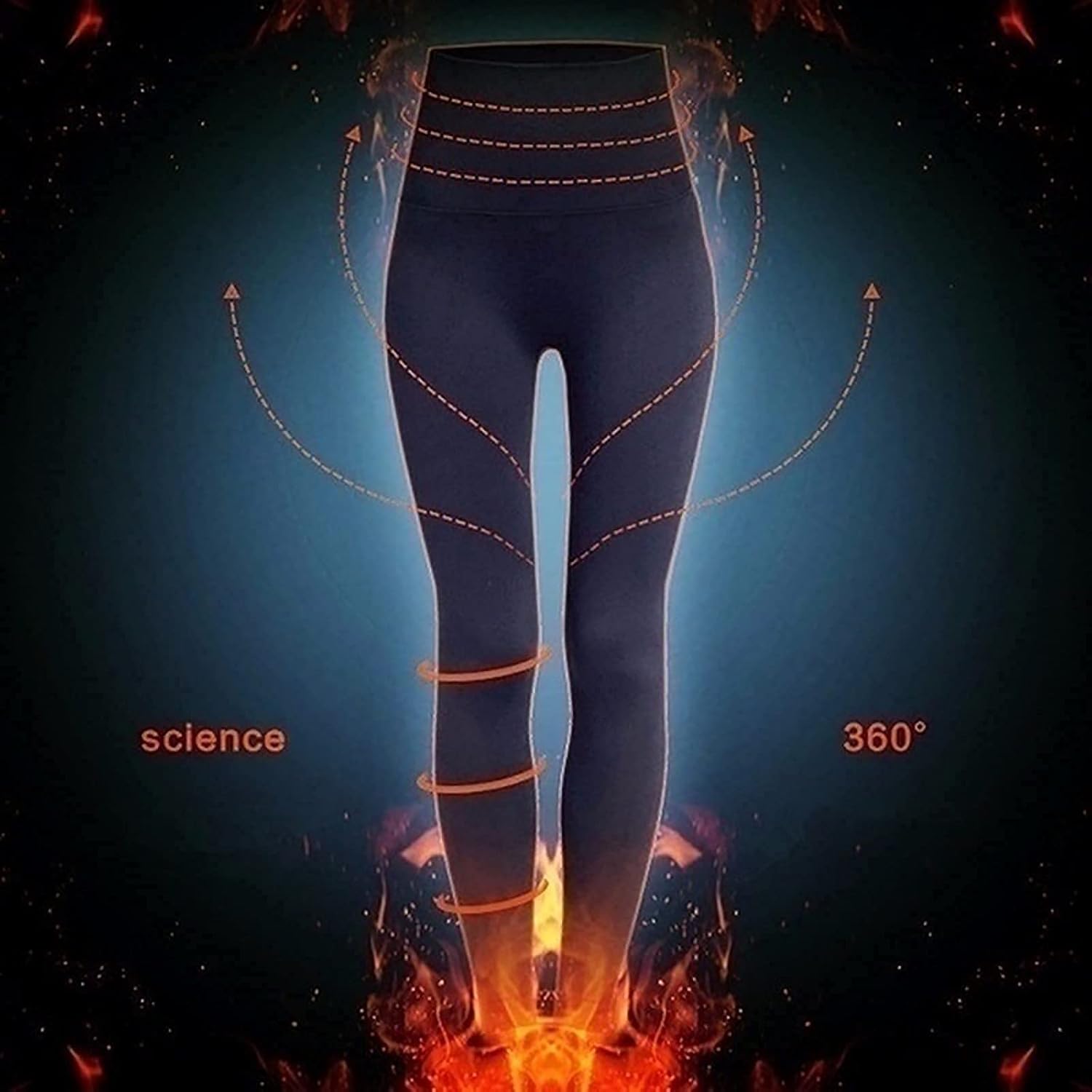 Push Up Thermo-Leggings für Frauen