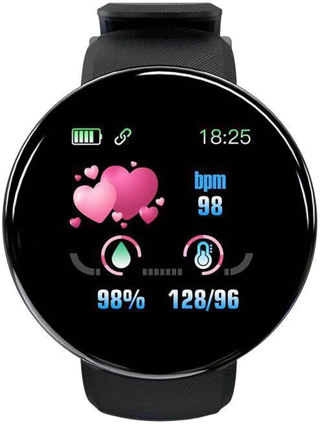 Smartwatch - Präzise Gesundheitsüberwachung & 7 Sportmodi