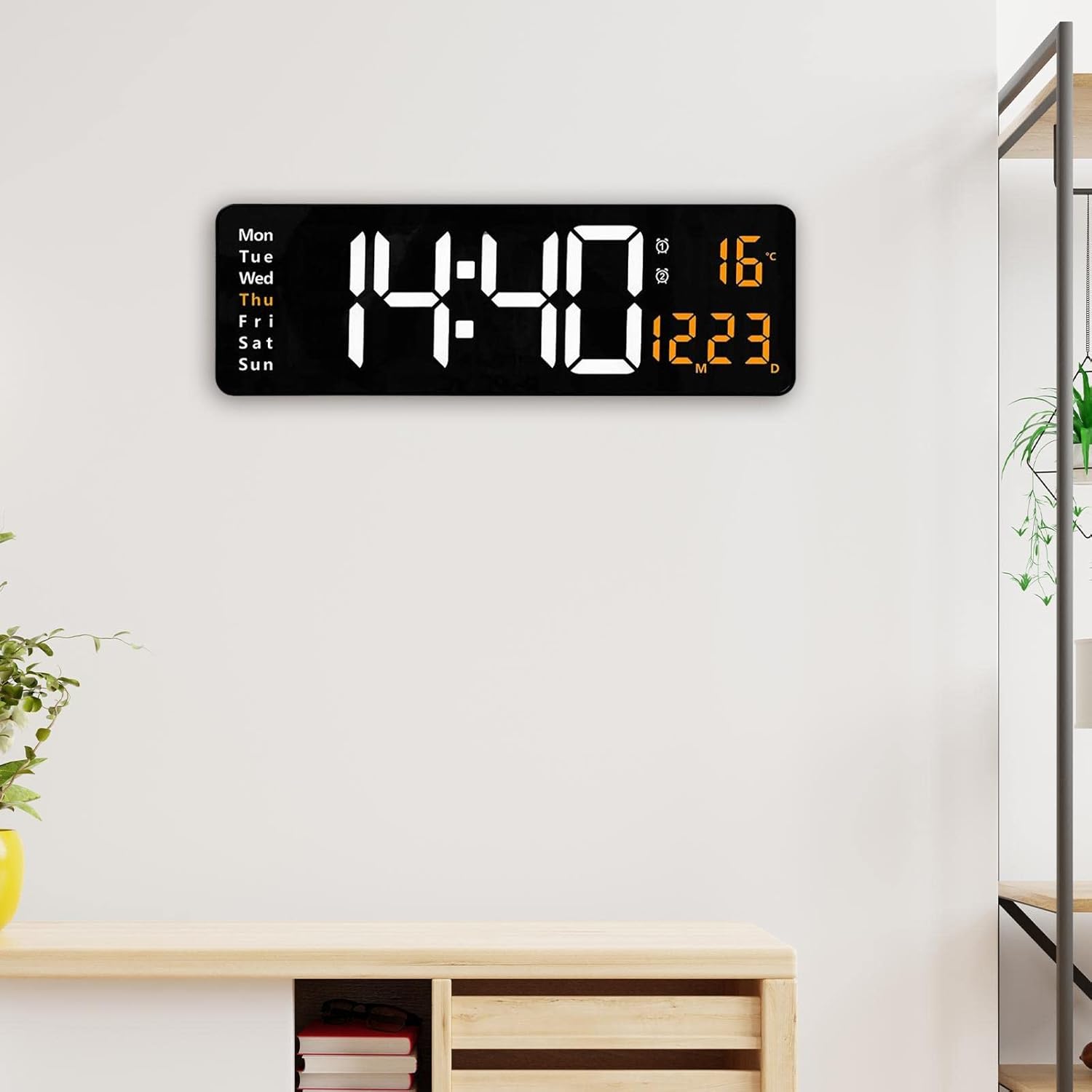 TimeVision Pro  - Großbild-Digitalwanduhr | 50% RABATT