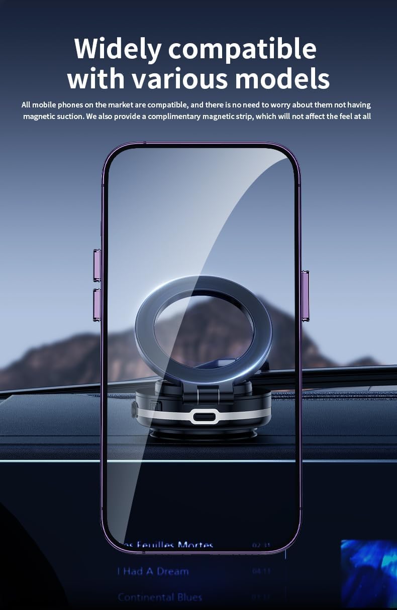 MagneticPro - 360° drehbare magnetische Telefonhalterung für das Auto