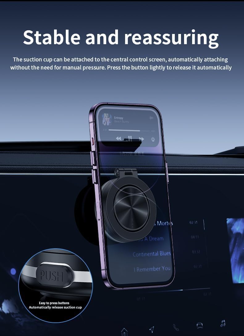 MagneticPro - 360° drehbare magnetische Telefonhalterung für das Auto