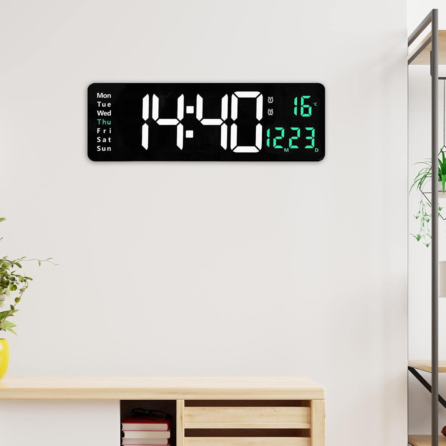 TimeVision Pro  - Großbild-Digitalwanduhr | 50% RABATT