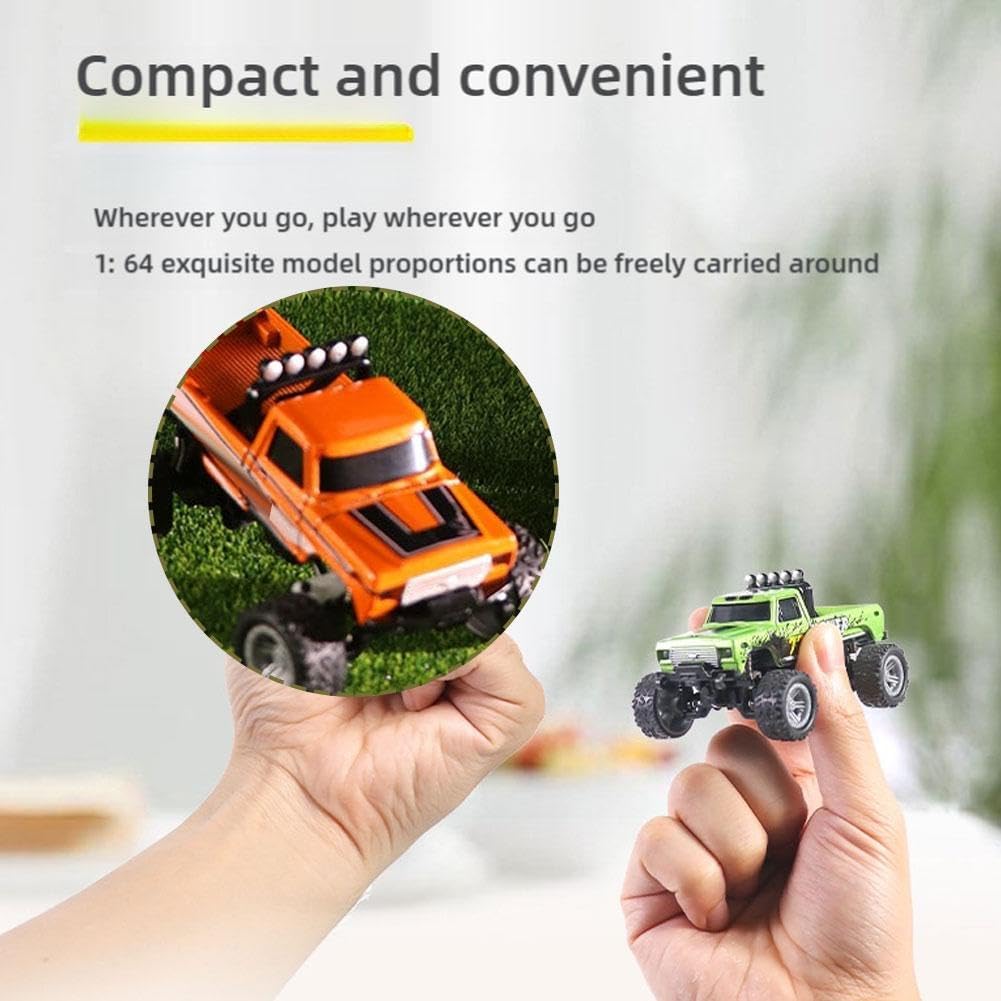 Mini RC Truck 1:64 - Präzise Steuerung & Robuste Bauweise, 6 Farben