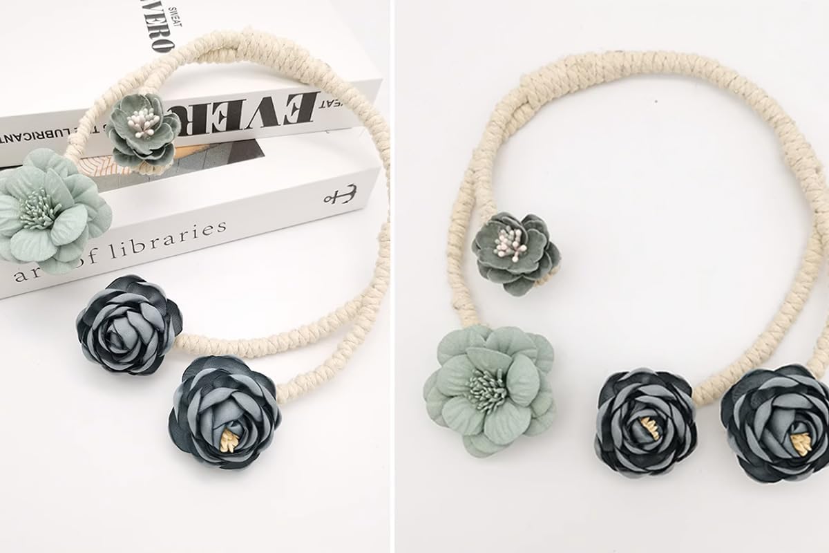 Primst 2er Pack flexible Blumenvorhang Raffhalter