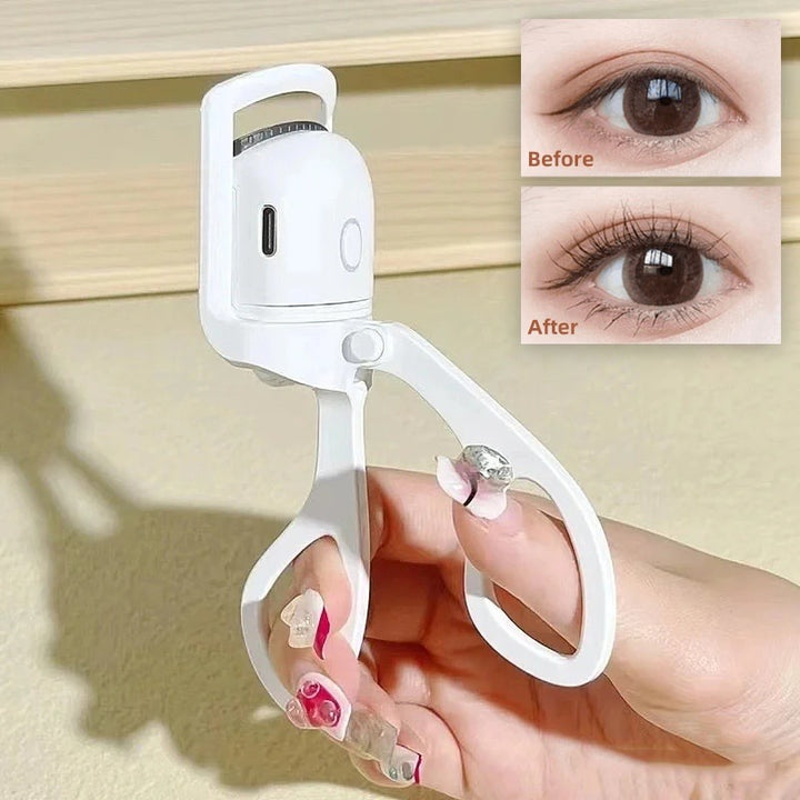 Tragbare beheizte elektrische Wimpernzange - usb wiederaufladbar