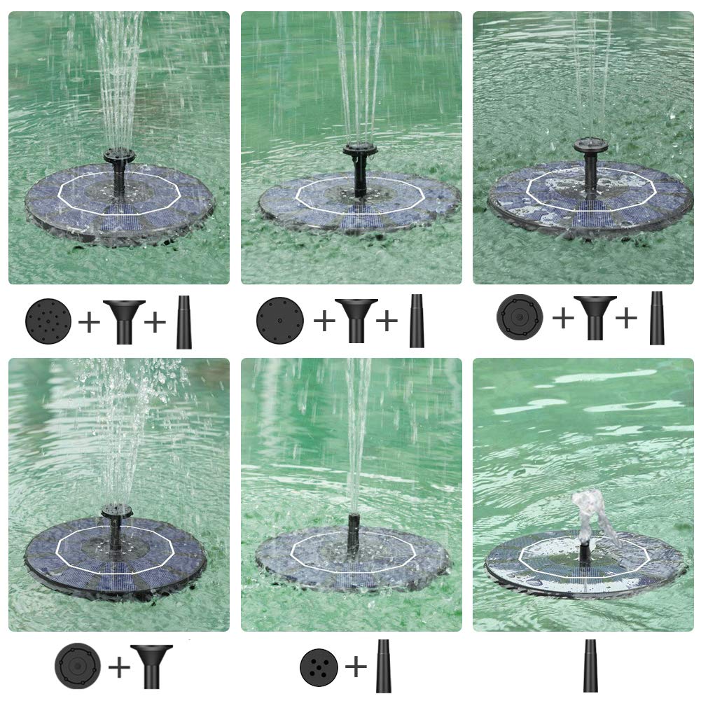 SunAqua -  Solarbetriebener Wasserspringbrunnen | 50% RABATT