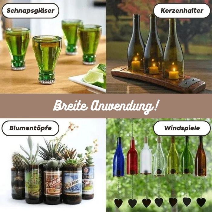 Glasflaschenschneider - DIY Werkzeuge für kreative Handarbeiten