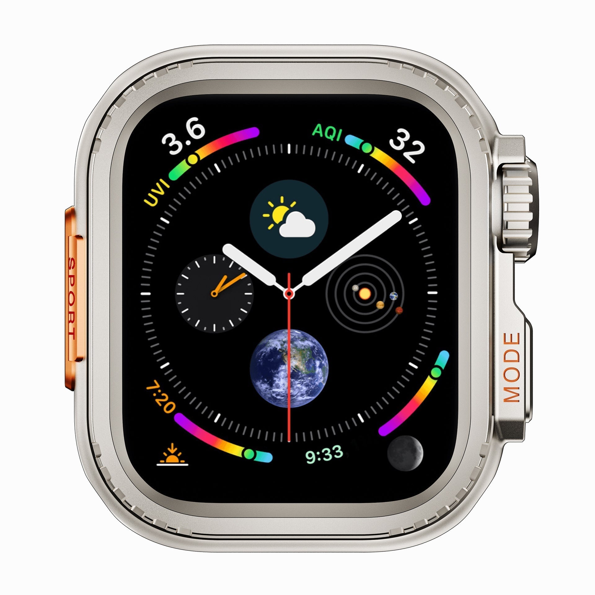Titan Uhrengehäuse - Robuster Schutz Für Ihre Apple Watch