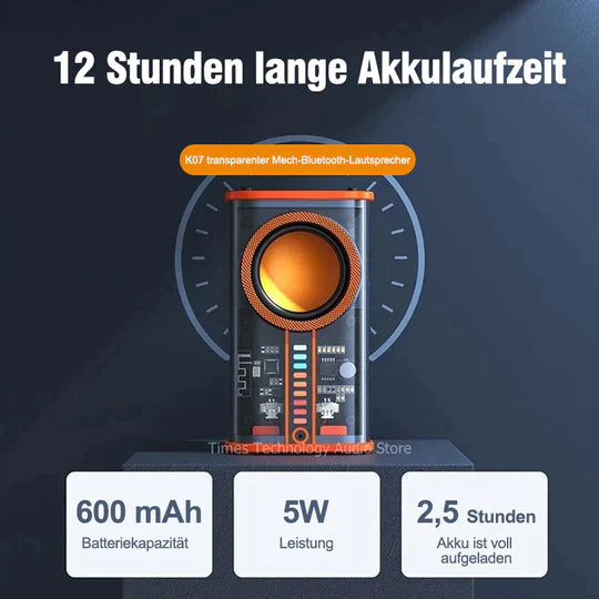 BassBoost™ - Transparenter Lautsprecher | BIS 70% RABATT