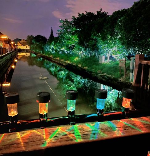 SolarSplash – 6er Set Solar-Poollichter für Aufstellpools