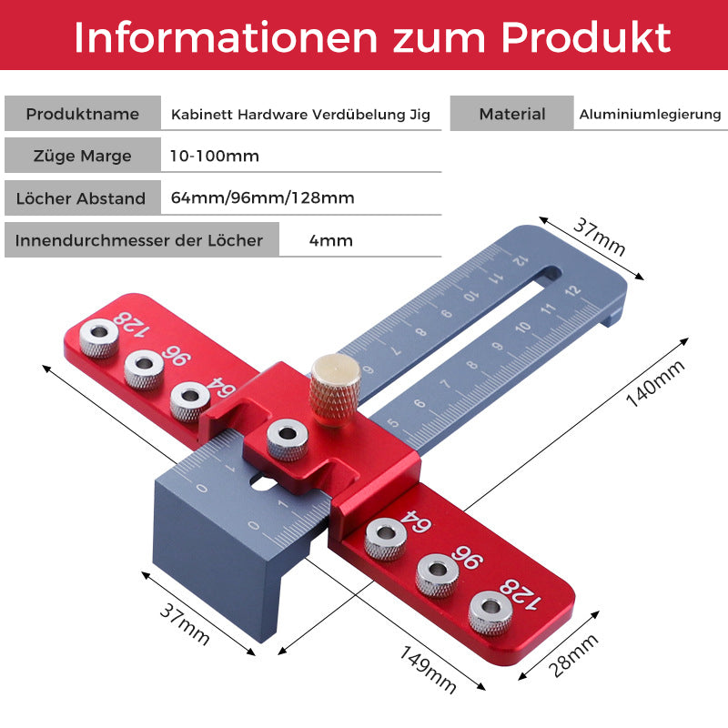Locher für Schubladengriffe | 20 EURO RABATT