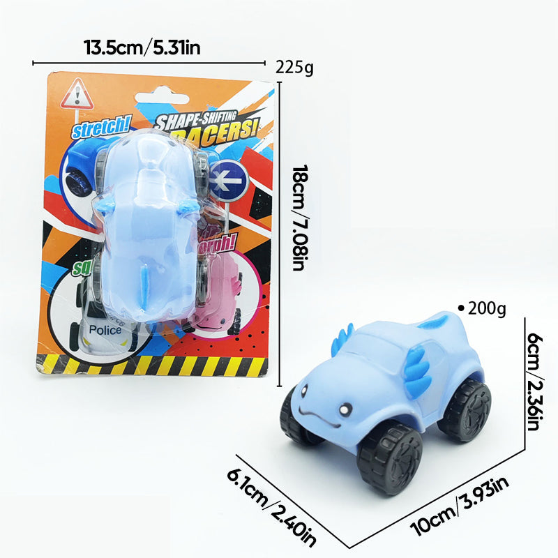 FlexiCar™ – Knetbares, Deformierbares Lernspielzeugauto für Kinder | 1+2 GRATIS