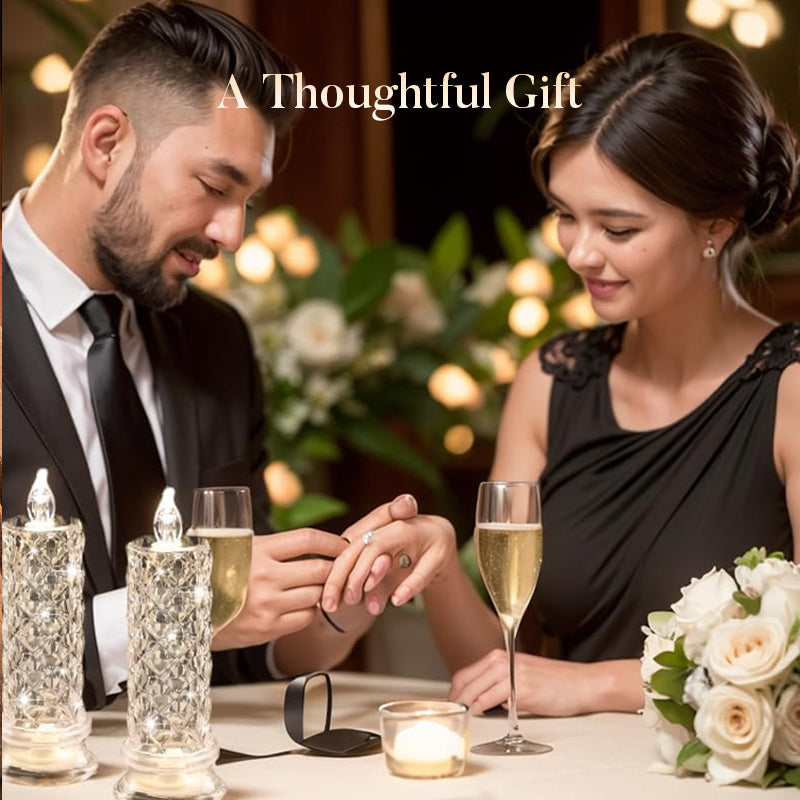 LumiGlow – Kristall LED Kerzenlicht | 1+2 GRATIS