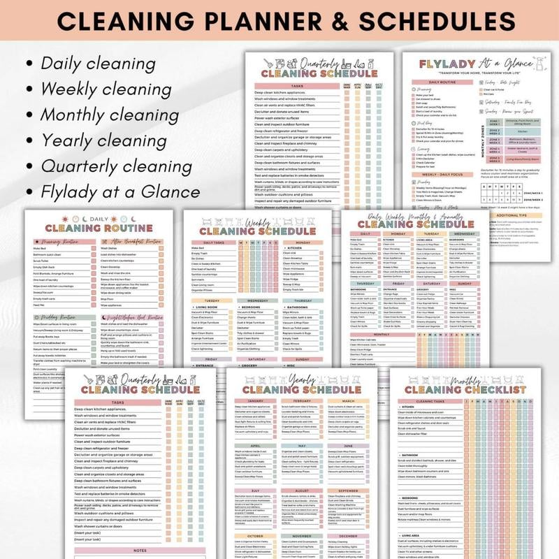 CleanPlan™ – Dein Reinigungs- & Organisations-Toolkit | 50% Rabatt