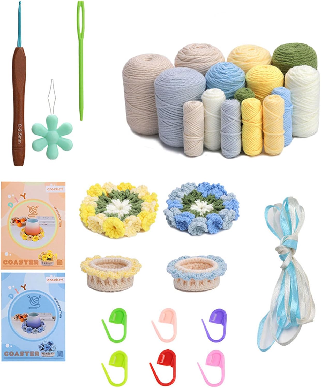 KreativCraft - Häkelanfänger-Set