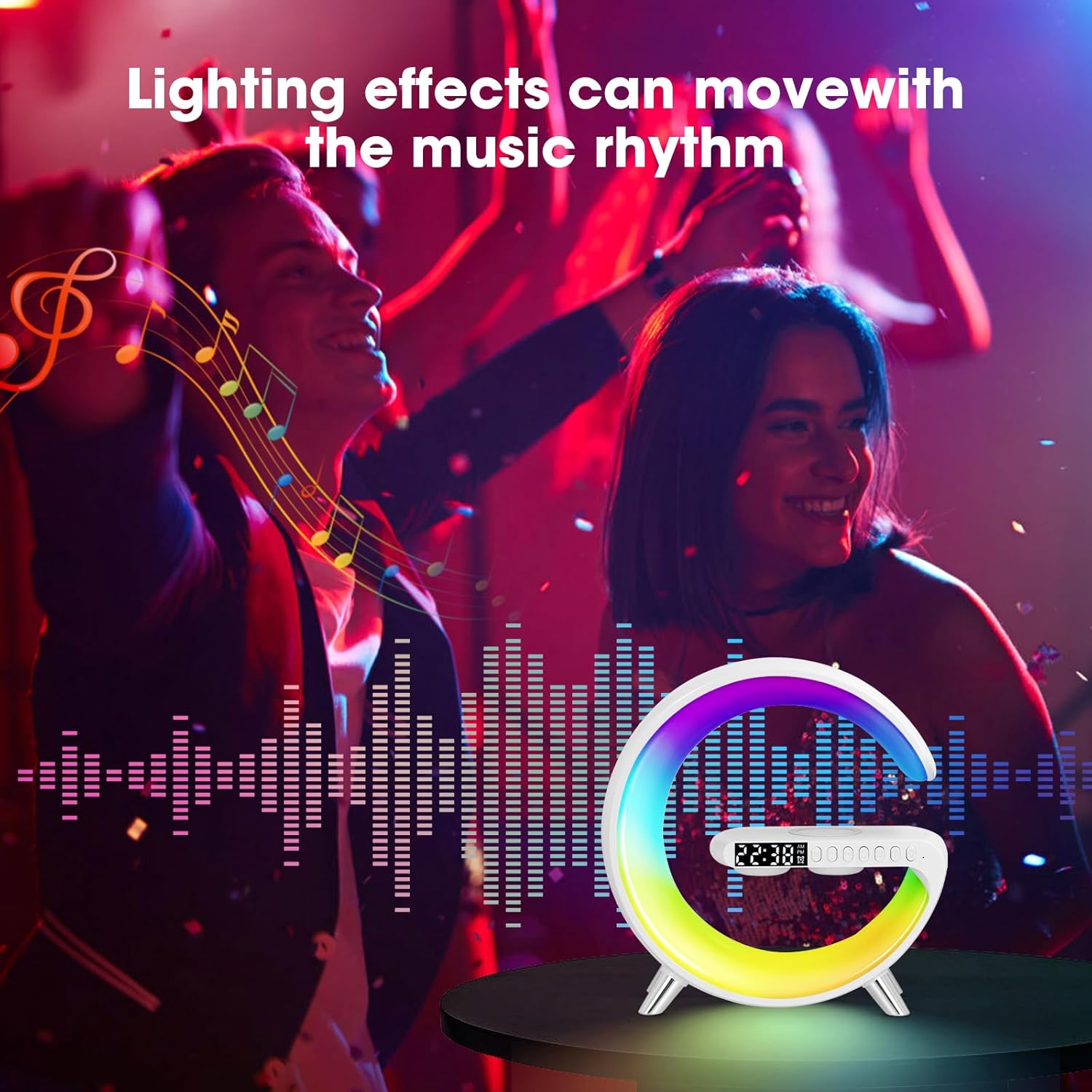 Nachtlichtlampe mit App-Steuerung Bluetooth-Lautsprecher