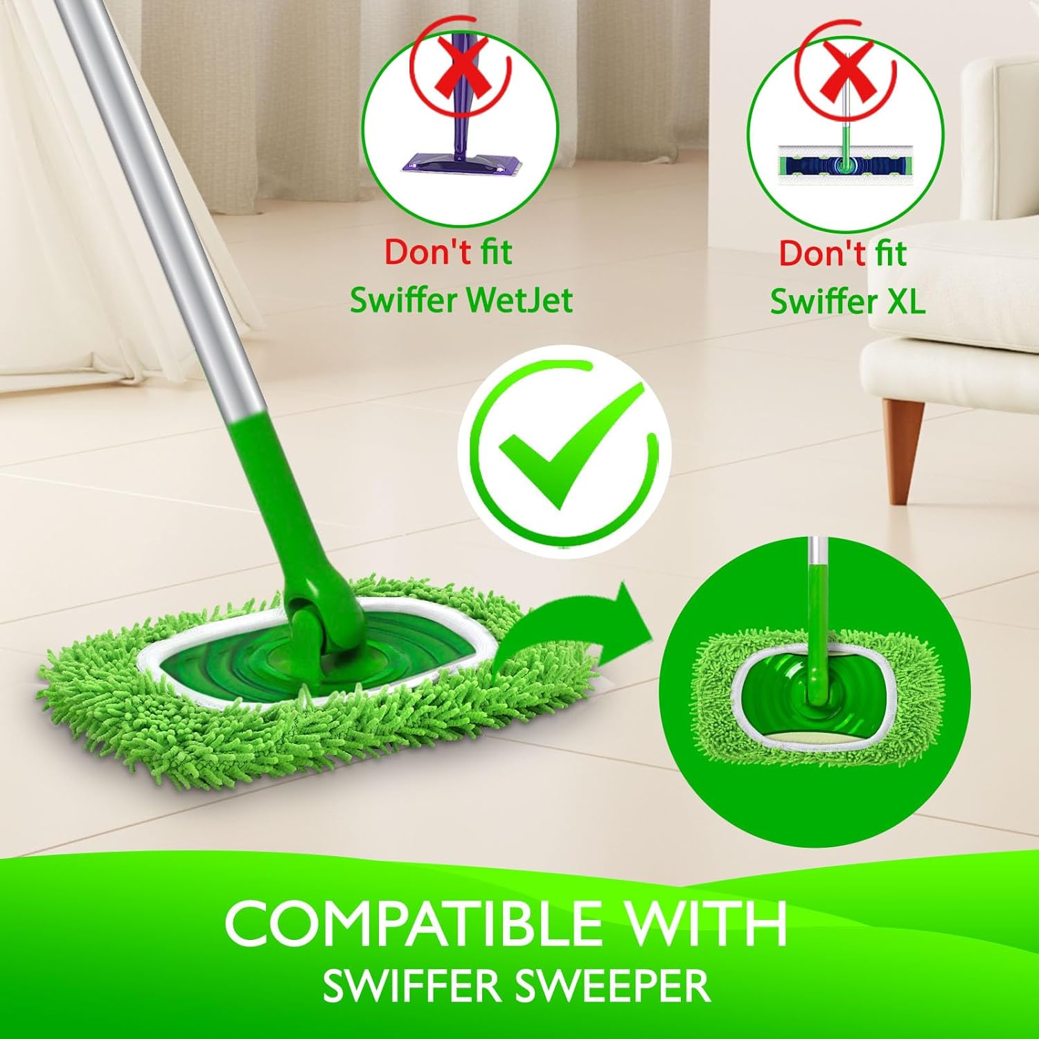 MopLux® Reusable Mop-Nachfüllpads | 50% RABATT
