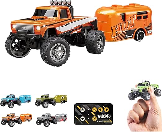 Mini RC Truck 1:64 - Präzise Steuerung & Robuste Bauweise, 6 Farben