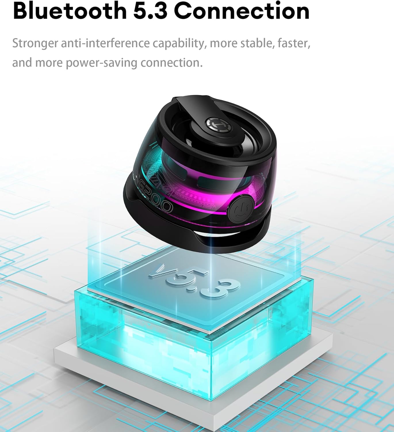 Edifier Hecate by G200 Ultrakompakter magnetischer Bluetooth-Lautsprecher - Bluetooth V5.3