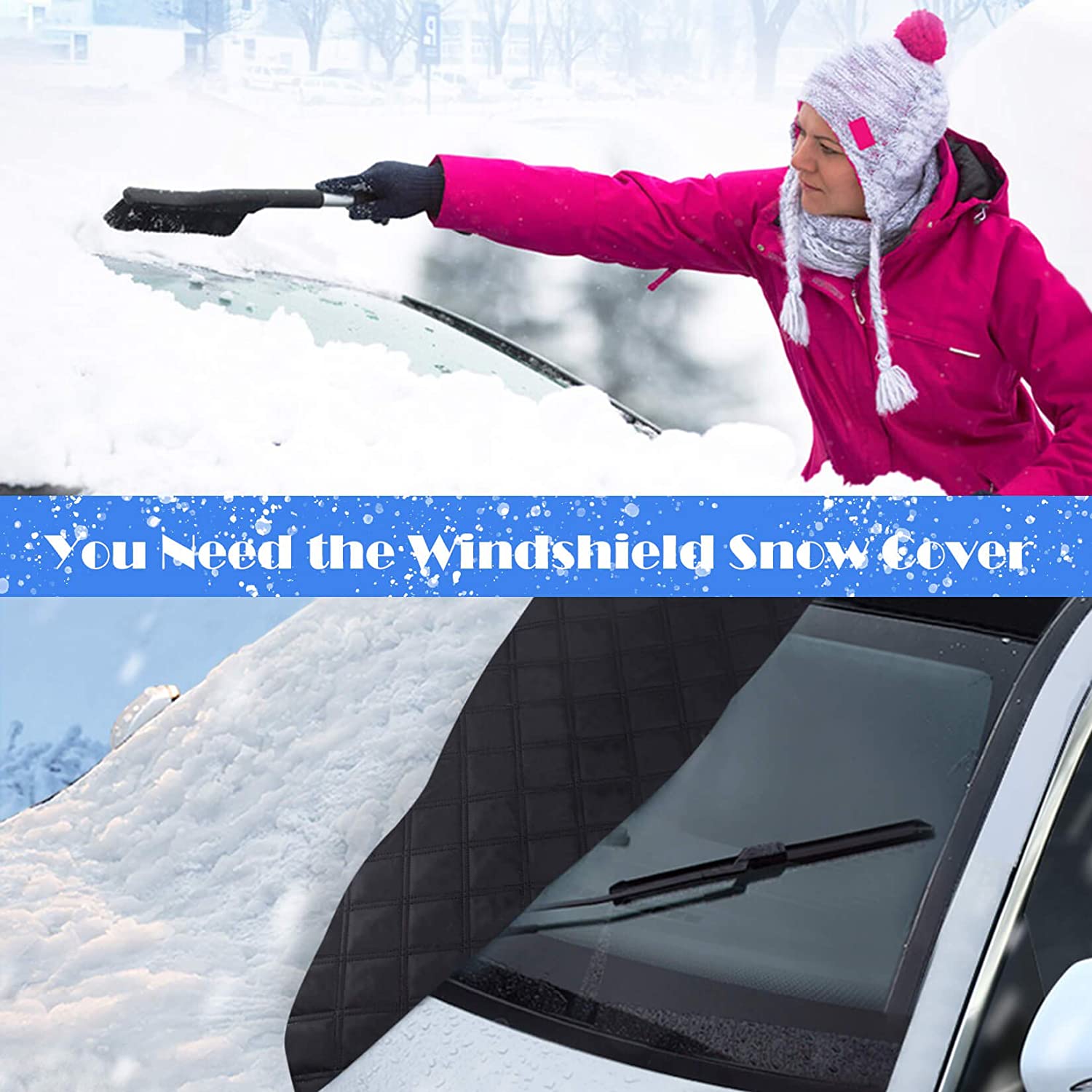 FrostGuardPro - Magnetische Anti-Schnee-Decke | 50% RABATT