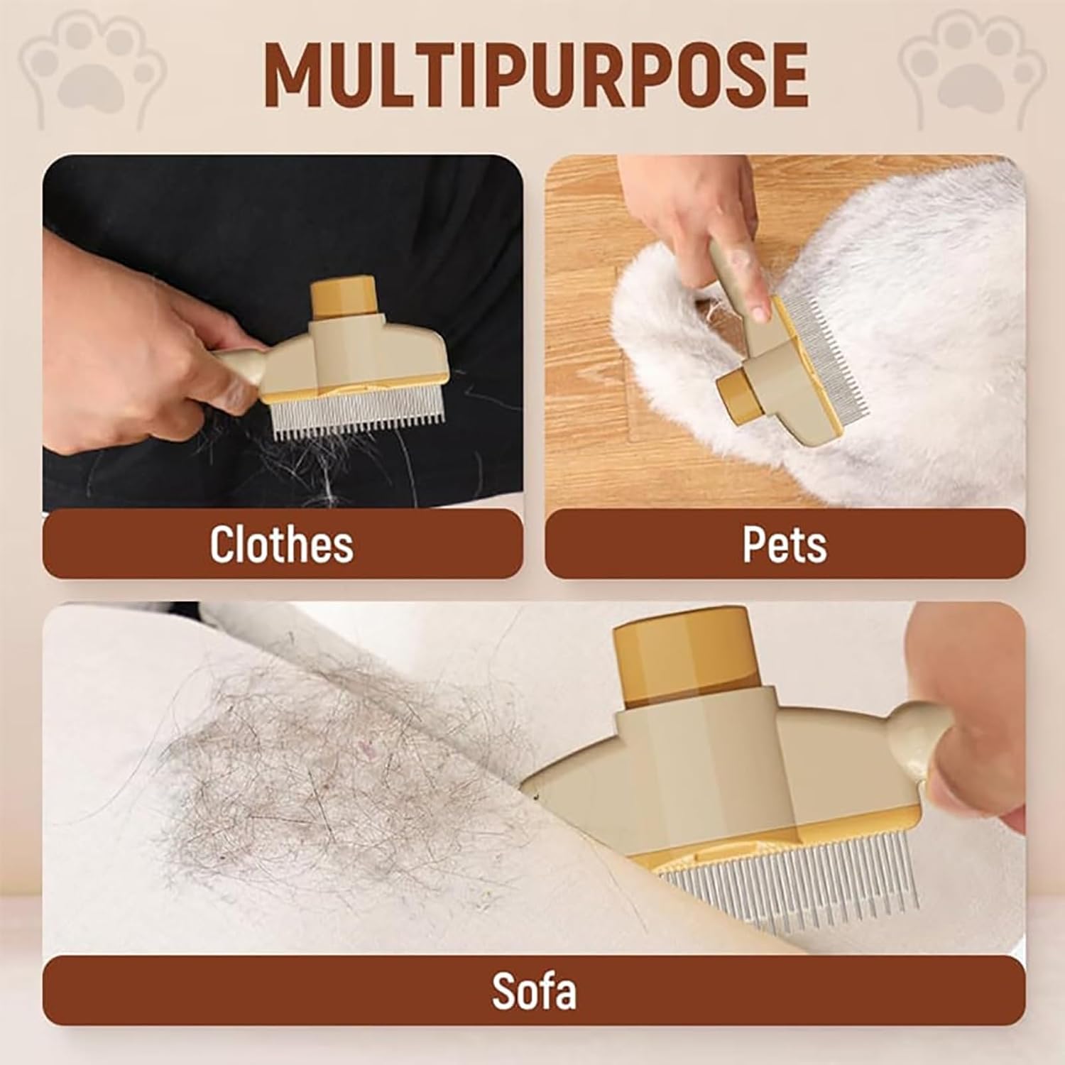 FurClean™ – Selbstreinigende Tierbürste | 1+2 GRATIS