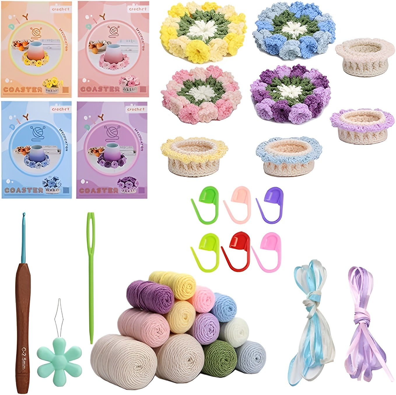 KreativCraft - Häkelanfänger-Set