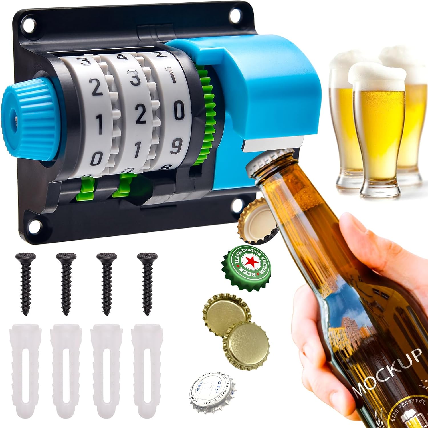 BierBuddy™ – Der Wandanbringer mit Zähler | 50% RABATT