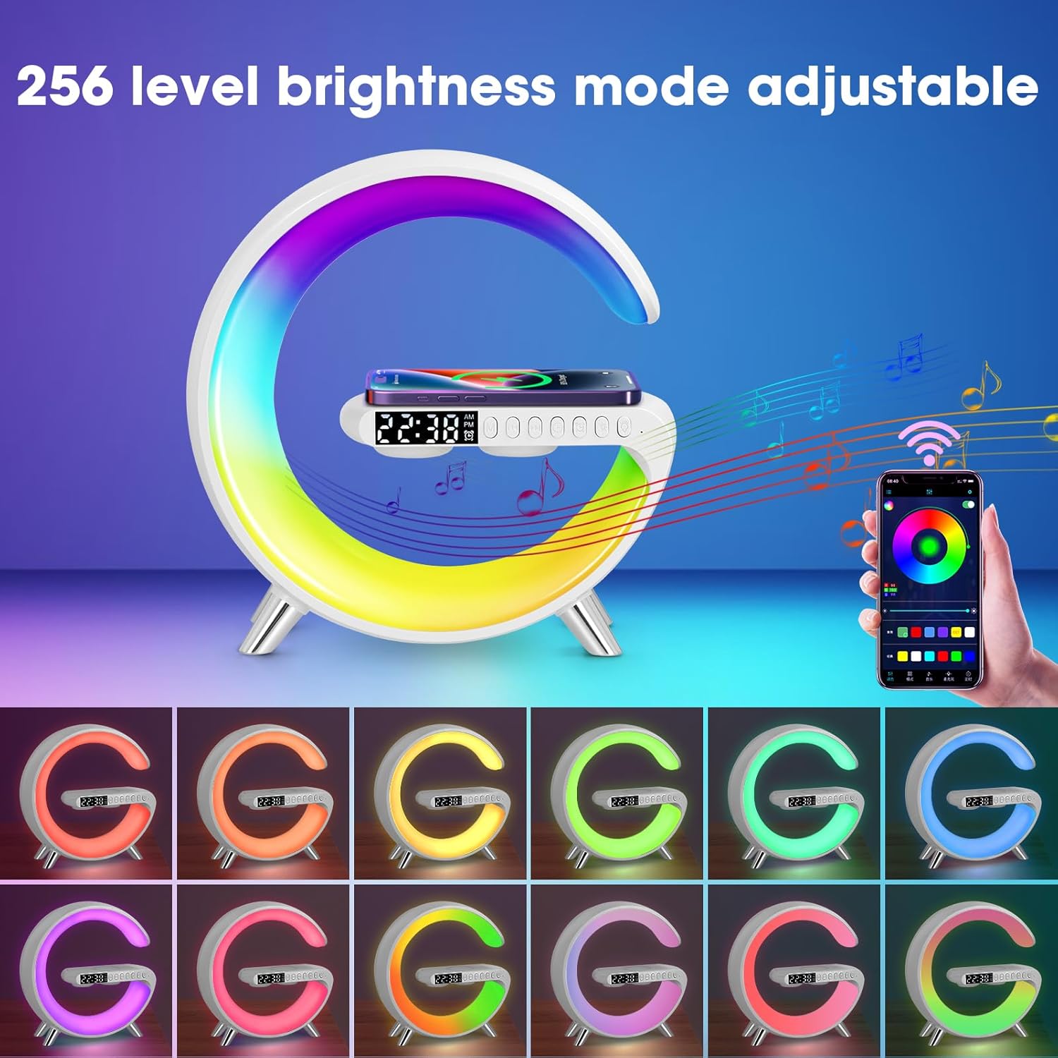 Nachtlichtlampe mit App-Steuerung Bluetooth-Lautsprecher