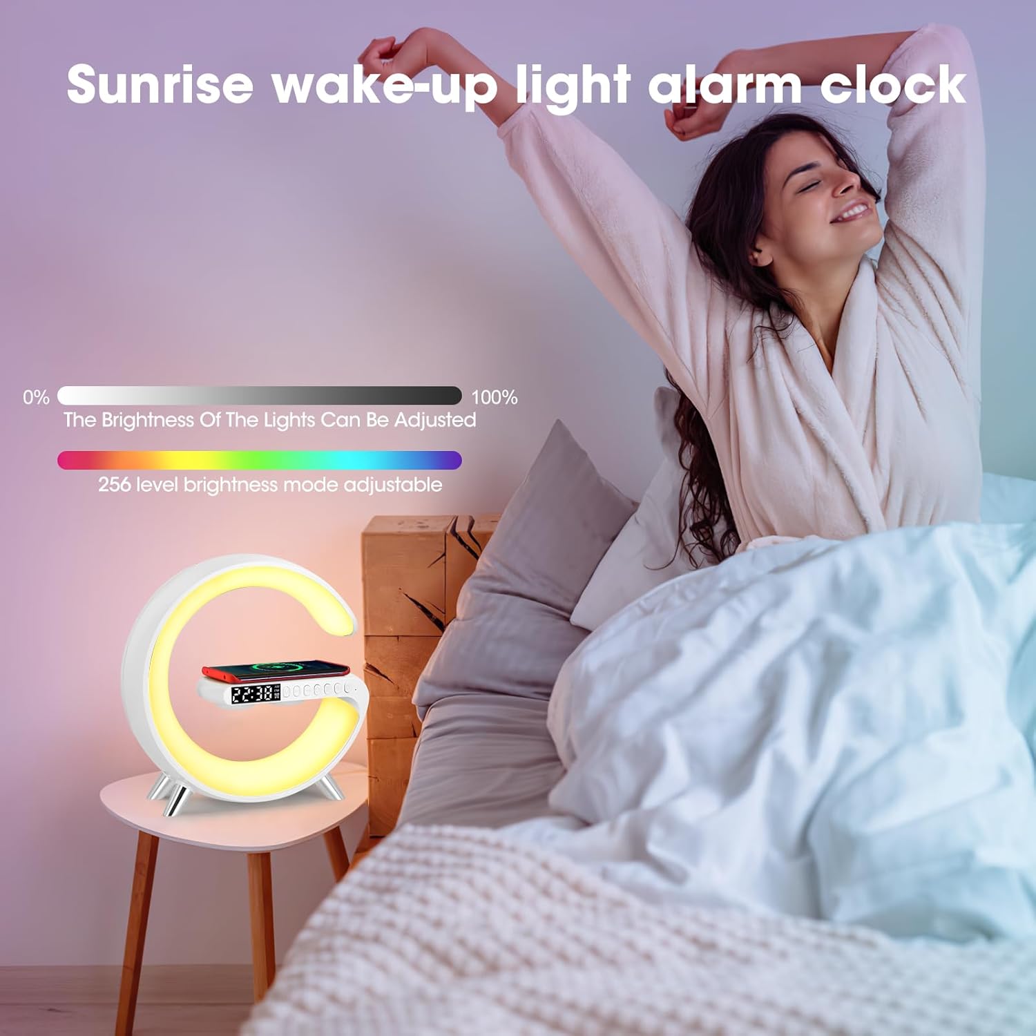 Nachtlichtlampe mit App-Steuerung Bluetooth-Lautsprecher