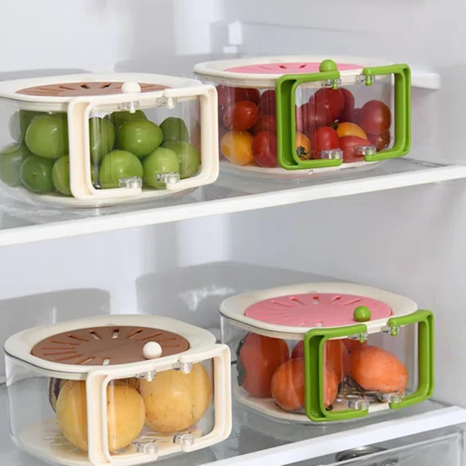 2-in-1 Obst- und Gemüsewaschmaschine Multifunktionelle Obst- und Gemüse-Anti-Oxidations-Aufbewahrungsbox