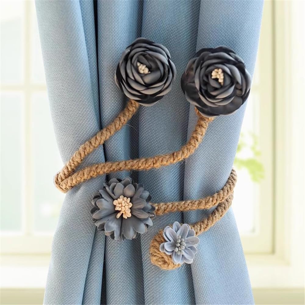 Primst 2er Pack flexible Blumenvorhang Raffhalter