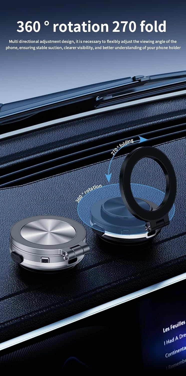 MagneticPro - 360° drehbare magnetische Telefonhalterung für das Auto