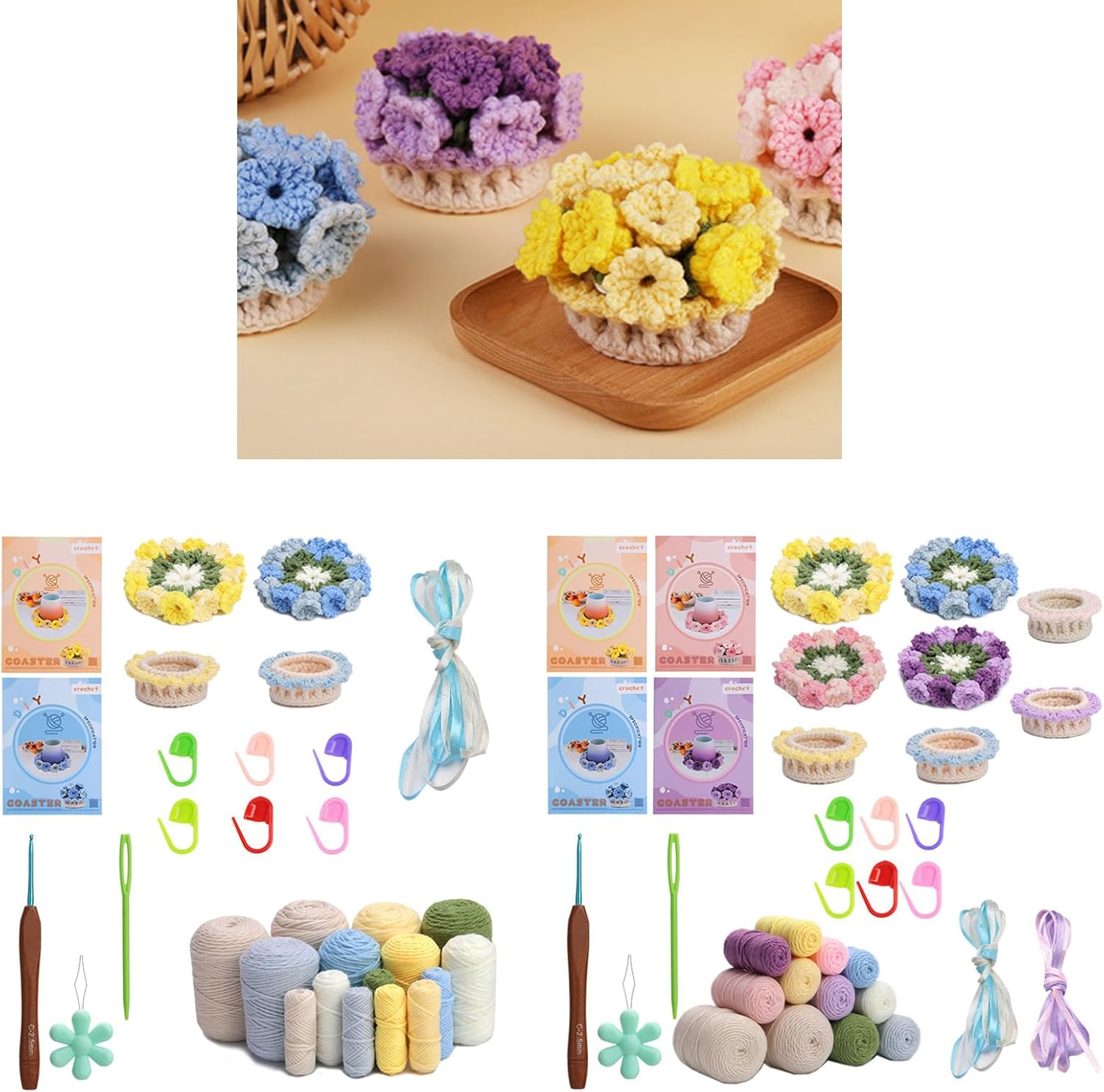 KreativCraft - Häkelanfänger-Set