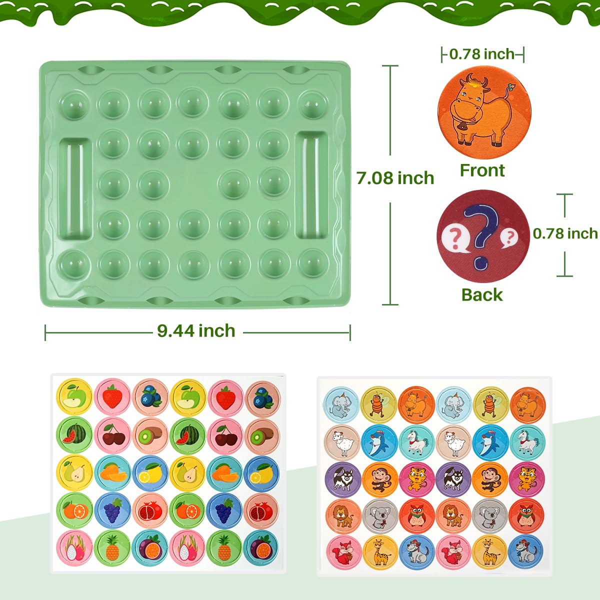 AnimalCheckers™ – Ein Denk- und Lernspiel zum Thema Tiere | 1+1 GRATIS