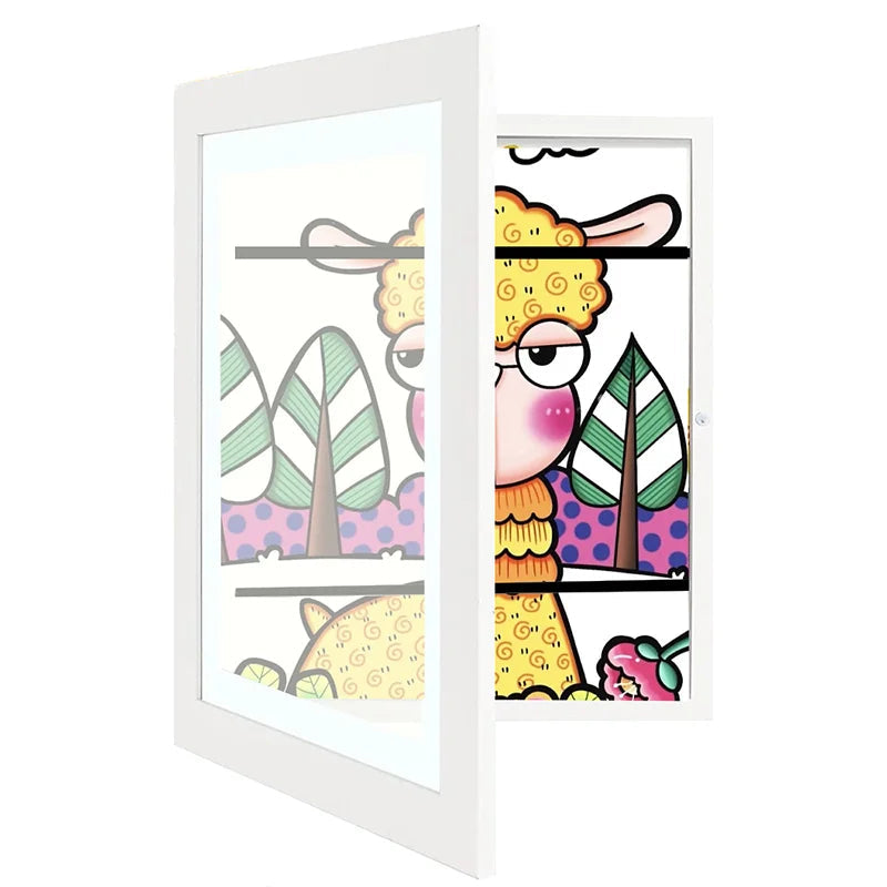 Variant image for Bilderrahmen Für Kinderkunst - Praktisch, Vielseitig & Großzügig Platz Für 150 Werke-2