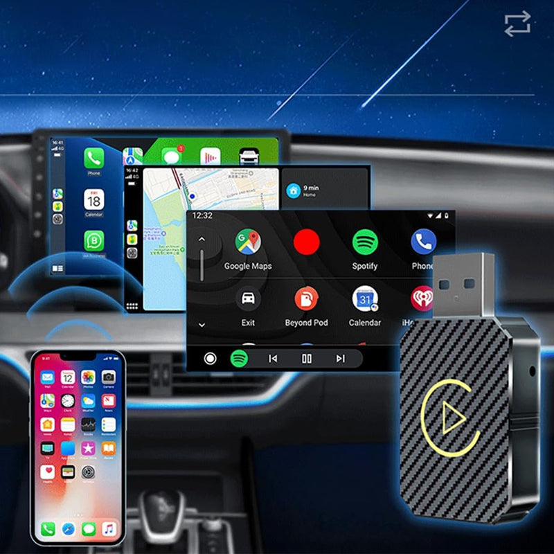 AutoLink - Mini-Kabelloser CarPlay-Adapter