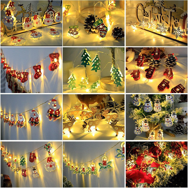 NordicGlow – Weihnachts LED-Eisen-Dekolichterkette