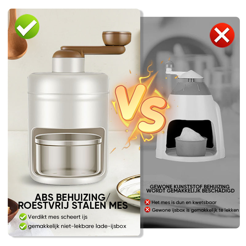 FrostyFun™ Tragbare Eisraspel Für Zuhause