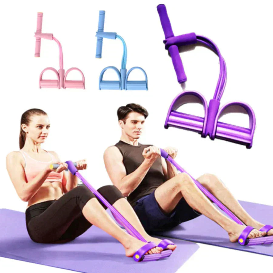 FlexiFit Pro - Pedal Puller Widerstand Band für Fitness Sit-up Yoga-Übung | 50% RABATT