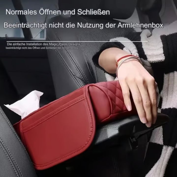 Auto-Armlehnenbox - Ergonomische Polsterung & Praktischer Stauraum