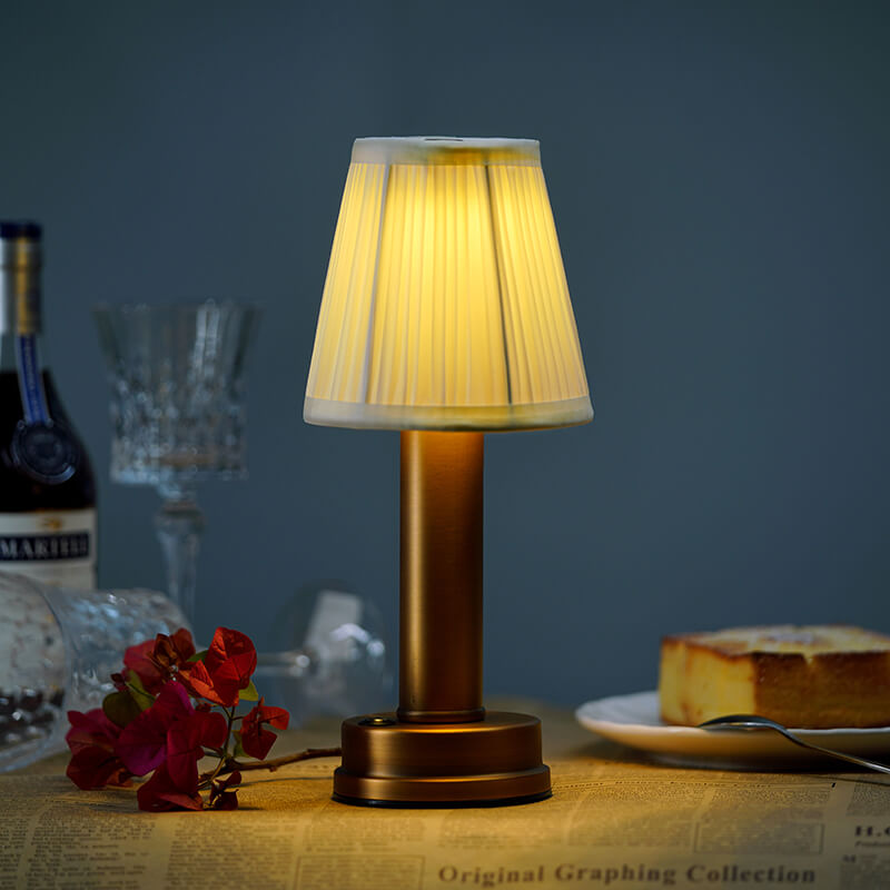 LED Cordless™ Silk Metall Tischlampe | 50% RABATT