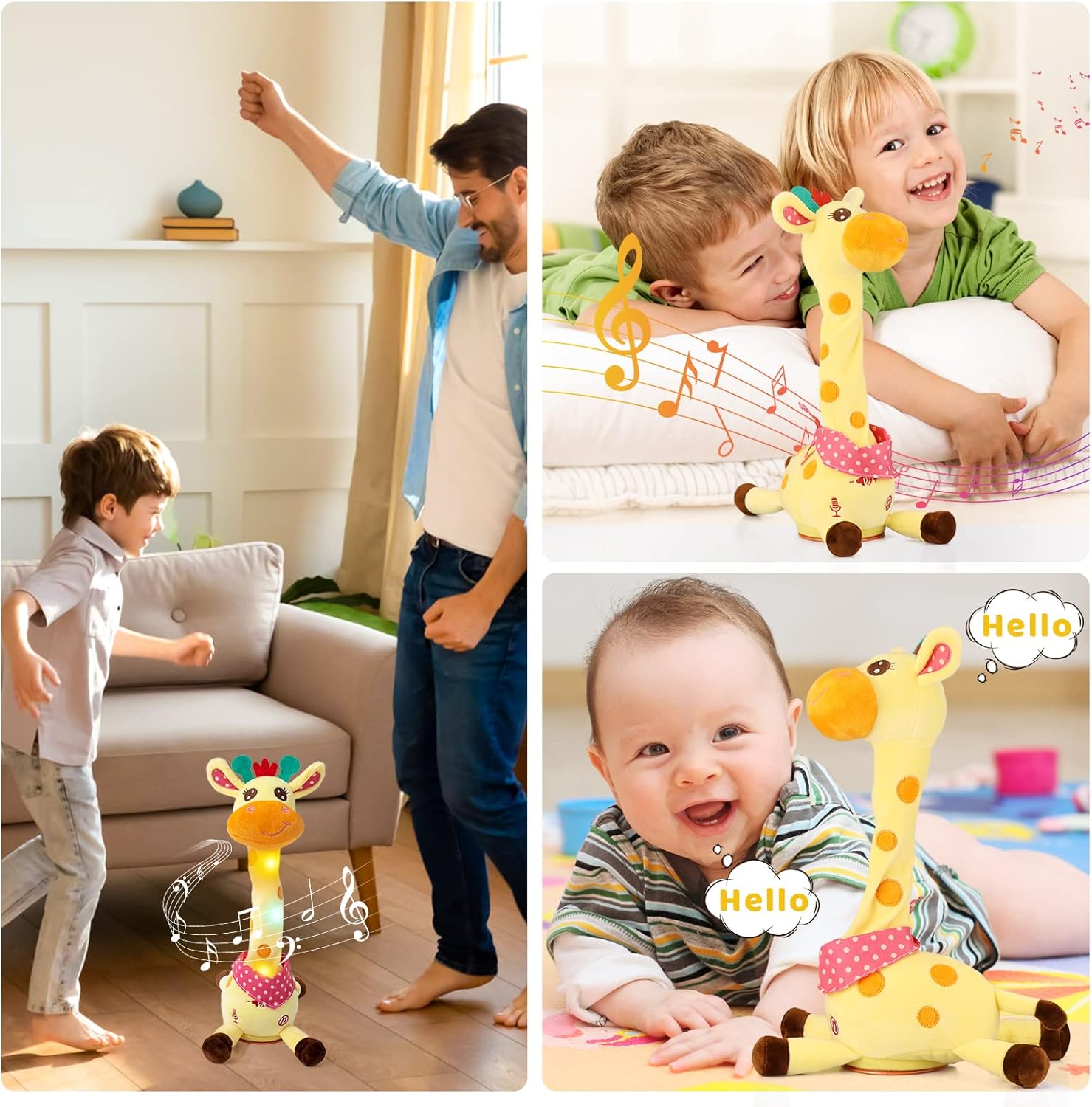 GroovyGiraffe™ – Singendes & Tanzendes Plüsch-Giraffchen | 50% Rabatt